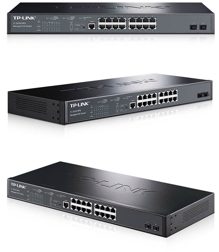 普聯(lián)TL-SG3218PE 18口千兆二層網管企業(yè)級POE交換機